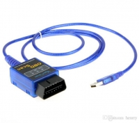 ELM327 Mini Vgate EOBD OBDII OBD2 Diagnostic Tool Scanner V2.1 USB Cable Coche