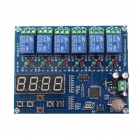 XH-M194 time relay control module multi-channel timing module 5 relay time Dashboard