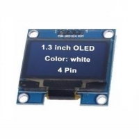 ماژول نمایشگر OLED سفید 1.3اینچ با رابط I2C سایز 128x64