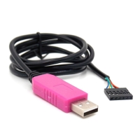 کابل مبدل USB به RS232 و TTL با چیپ PL2303HXD با 6 پین و پشتیبانی از ویندور، لینوکس و اندروید