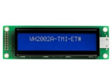 نمایشگر کاراکتری Winstar  آبی 2*20 مدل #WH2002A-TMI-ET