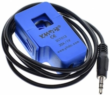 SCT-013-030 Black 3.5mm Output Cord Non-invasive AC Current Sensor Blue 30A 1V