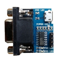 مبدل RS232 به TTL  با آی سی SP3232  و پاور microUSB