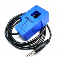 SCT-013-070 Black 3.5mm Output Cord Non-invasive AC Current Sensor Blue 70A 1V