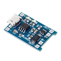 شارژر میکرو USB باتری های لیتیومی 5 ولت 1 آمپر به همراه محافظ