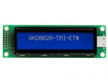 Winstar 20x2 GLCD Blue WH2002A-TMI-ET##