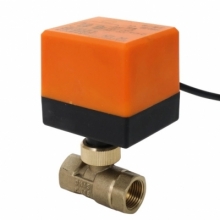شیر توپی موتوردار DN15 1/2" 12V 6nm IP54  مدل XQ2014