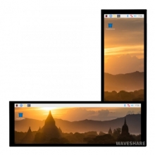 نمایشگر 7.9 اینچ IPS تاچ خازنی 1280x400 ورودی HDMI  مولتی سیستم محصول Waveshare