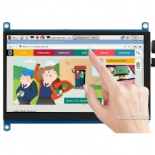 نمایشگر 7 اینچ IPS سری(H) تاچ خازنی 1024x600 ورودی HDMI  مولتی سیستم محصول Waveshare